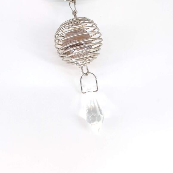 3D Rotating Stainless Steel Butterfly Spinner Yard Decor Crystal Suncatcher GUC - Picture 12 of 13